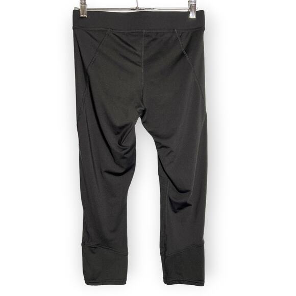 Hylete Apex 3/4 Compression Tights SIZE M Black Workout Gym Performance Pants - Picture 2 of 11